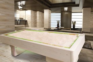 Lettino per massaggi fisso - CRYSTALIS - Inbeca Wellness Equipment S.L - in legno / al quarzo / contract