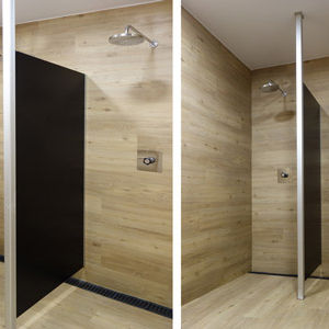 Separatore di spazi in legno - SHOWER - Inbeca Wellness Equipment S.L - per centro benessere / da interno
