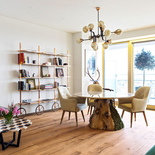 Parquet multistrato - CORAL GOLD THIN-PLANK BRUSHED - mafi Naturholzboden GmbH - in rovere / finitura con olio naturale / spazzolato
