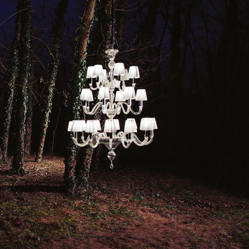 Lampadario classico - CHAPEAU - MULTIFORME - in vetro soffiato / in vetro di Murano / a incandescenza