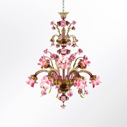 Lampadario in stile - ROSAE ROSARUM - MULTIFORME - in vetro soffiato / in vetro di Murano / LED