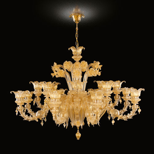 Lampadario in stile - REGALE - MULTIFORME - in vetro soffiato / in vetro di Murano / LED