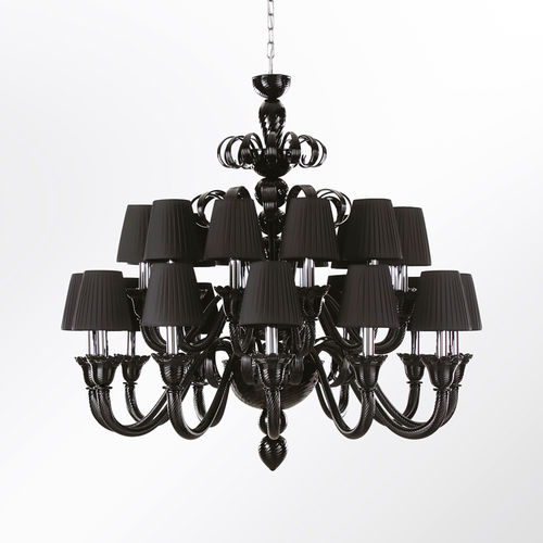 Lampadario contemporaneo - IKO - MULTIFORME - in vetro soffiato / in vetro di Murano / LED