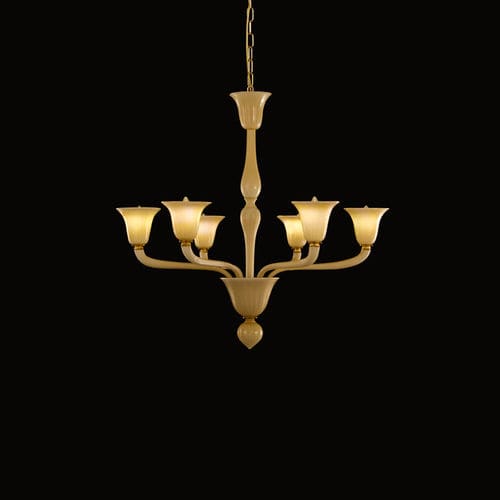 Lampadario classico - BEVANTE - MULTIFORME - in vetro di Murano / in vetro soffiato / da 6 lampadine