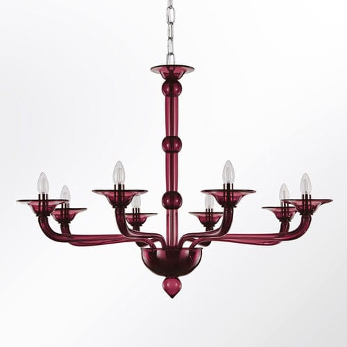 Lampadario contemporaneo - TOBIA - MULTIFORME - in vetro soffiato / in vetro di Murano / LED