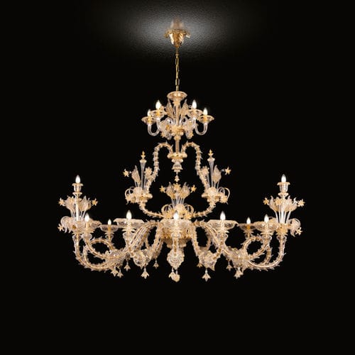 Lampadario in stile - VILLA MEDICI - MULTIFORME - in vetro soffiato / in vetro di Murano / LED