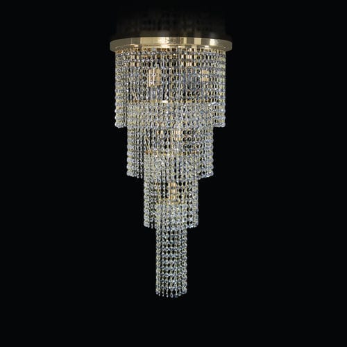 Plafoniera contemporanea - STRATUS - MULTIFORME - rotonda / in cristallo / LED