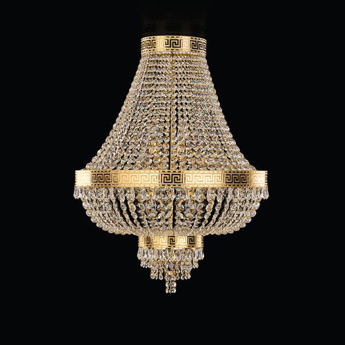 Lampadario in stile Impero - IMPERO - MULTIFORME - in cristallo / in metallo / fatto a mano