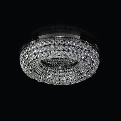 Plafoniera contemporanea - DONUTS - MULTIFORME - rotonda / in cristallo / LED