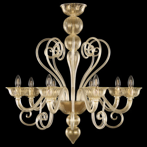 Lampadario classico - GATSBY NAKED - MULTIFORME - in vetro soffiato / in vetro di Murano / a incandescenza