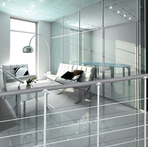 Ringhiera in acciaio inossidabile - SILVER - Atrium - per balaustra / da interno / per scala