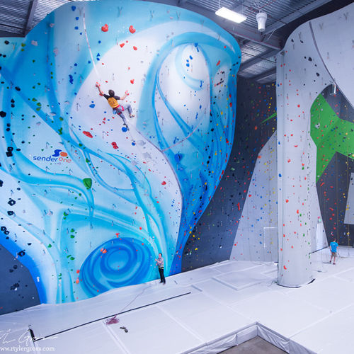 Parete d'arrampicata fissa - 3D CURVES - Walltopia - per edifici pubblici