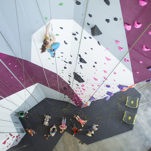 Pavimentazione sportiva da arrampicata - CLIMBMAT  - Walltopia - da interno / in vinile / professionale