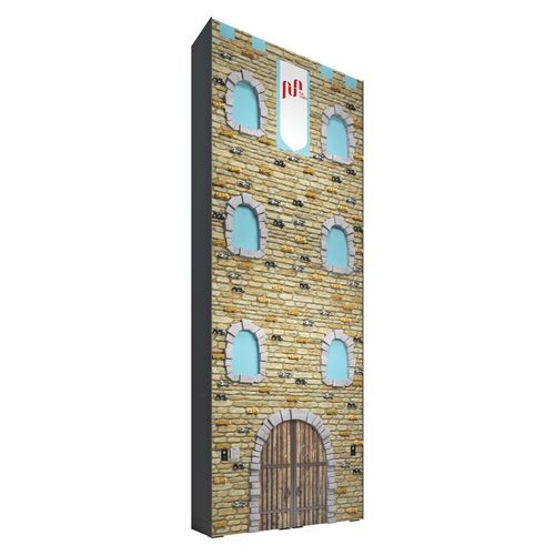 Parete d'arrampicata fissa - THE CASTLE  - Walltopia - per parco giochi / interattiva / da esterno