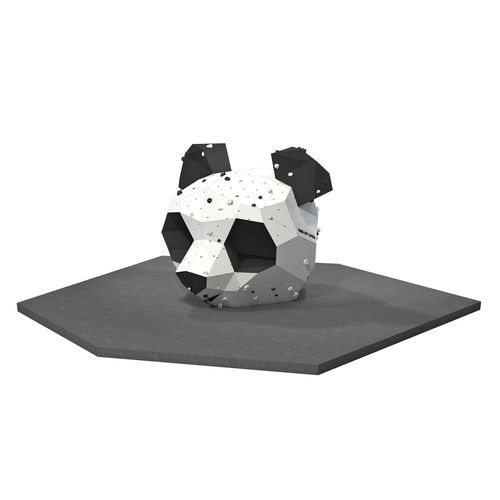 Struttura d'arrampicata per parco giochi - CURIOUS PANDA - Walltopia - per percorso vita / modulare