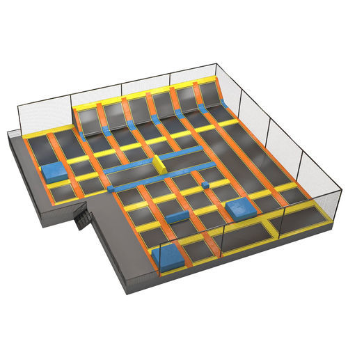 Trampolino per parco giochi - ARENA - Walltopia - quadrato / per spazio pubblico / per scuola materna