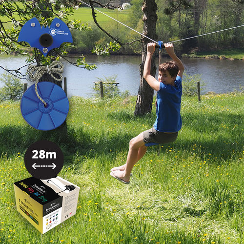 Teleferica per parco giochi - TYROLIENNE BAT - France Trampoline