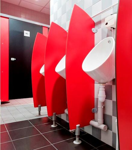Parete divisoria per orinatoio per scuola materna - FRANCE EQUIPEMENT - per bagno pubblico