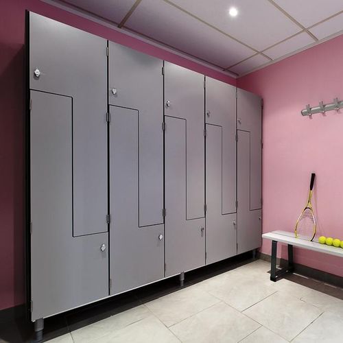 Armadietto spogliatoio in laminato - Z - FRANCE EQUIPEMENT - per edifici pubblici / con sistema di sicurezza / antivandalismo
