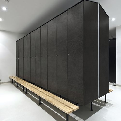 Armadietto spogliatoio in laminato - SALISSANTE - FRANCE EQUIPEMENT - a combinazione / per uso industriale / con sistema di sicurezza