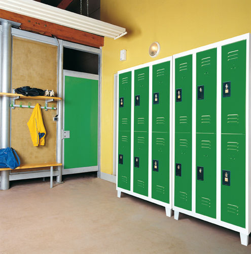 Armadietto spogliatoio in acciaio - SPORTIFS - FRANCE EQUIPEMENT - a chiave / a combinazione / per impianto sportivo
