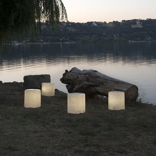 Lampada da pavimento - Bin F nebula out - in-es artdesign - in Laprene® / in Nebulite® / contemporanea
