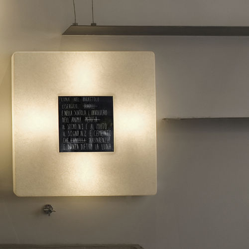 Applique contemporanea - Fragments 3 - in-es artdesign - da interno / in Nebulite® / quadrata
