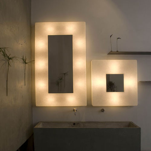 Applique contemporanea - Ego - in-es artdesign - da interno / in Nebulite® / rettangolare