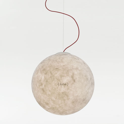 Lampada a sospensione - Luna 2 L.E. - in-es artdesign - in acciaio / in policarbonato / in Laprene®
