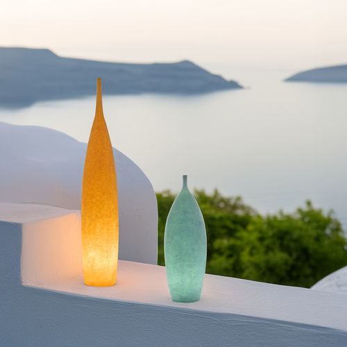 Lampada da terra - Tank 1 out - in-es artdesign - in Nebulite® / in Laprene® / contemporanea