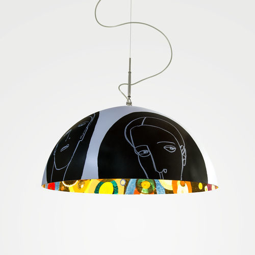 Lampada a sospensione - ASTRALIA II  (PEZZO UNICO) - in-es artdesign - in acrilico / in acciaio / in Nebulite®