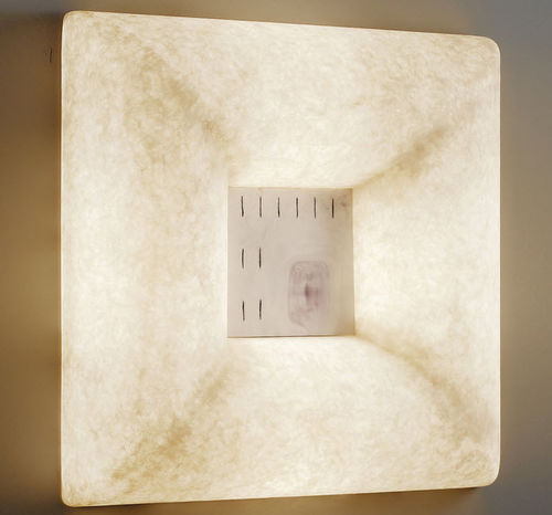 Applique contemporanea - Dada luna 1 - in-es artdesign - da interno / in Nebulite® / quadrata