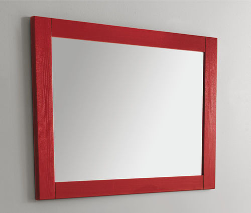 Specchio da bagno a muro - DESIGNO - EBAN - contemporaneo / rettangolare / in legno massiccio