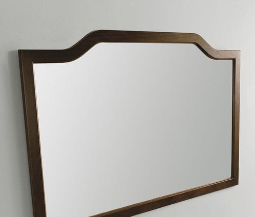 Specchio da bagno a muro - SAGOMATA - EBAN - contemporaneo / in legno massiccio