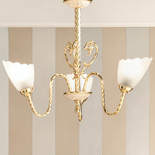 Lampadario classico - VICTORIA - EBAN - in metallo / in ceramica