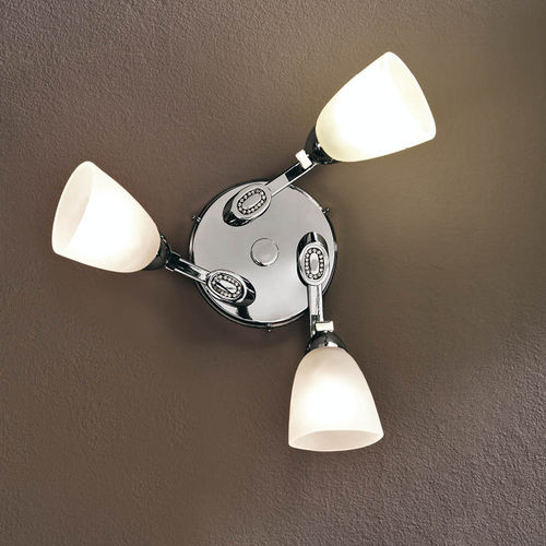 Plafoniera classica - OSIRIDE - EBAN - in vetro / in metallo / LED