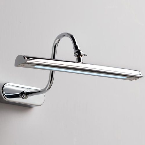 Applique contemporanea - REGINA - EBAN - in metallo cromato / lineare / per stanza da bagno