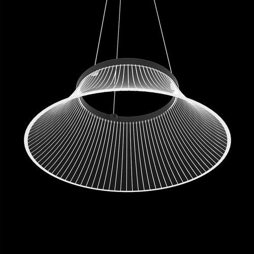 Lampada a sospensione - PLISSE'  - Martinelli Luce Spa - in alluminio laccato / in metacrilato / contemporanea