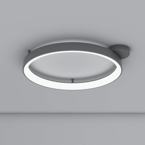 Plafoniera design originale - LUNAOP  - Martinelli Luce Spa - rotonda / in alluminio verniciato / in metacrilato
