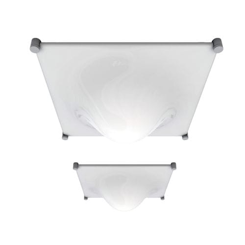 Plafoniera design originale - BOLLA  - Martinelli Luce Spa - quadrata / in alluminio anodizzato / in metacrilato