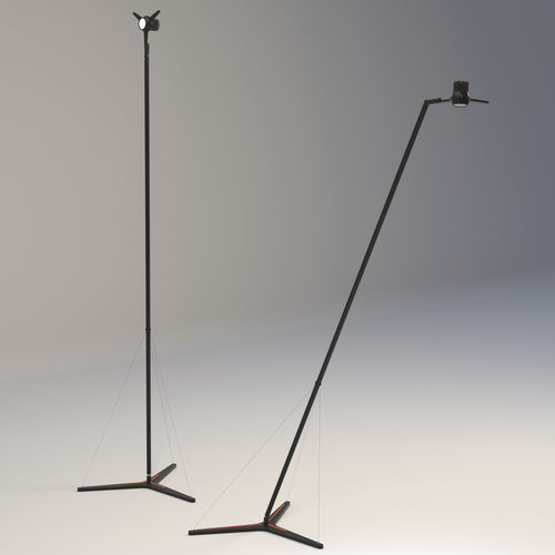 Lampada da terra - Y3  - Martinelli Luce Spa - in alluminio / contemporanea / con cavo