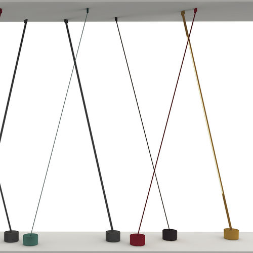 Lampada da terra - ELASTICA - Martinelli Luce Spa - in metallo verniciato / in tessuto / design originale