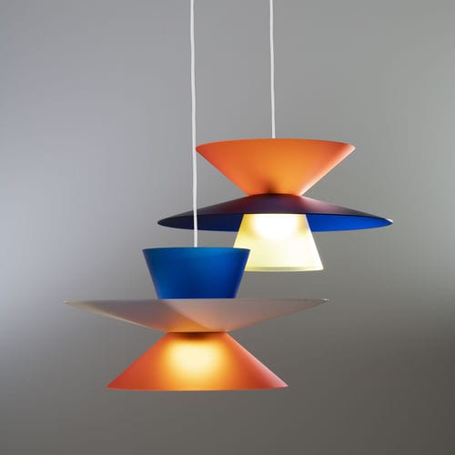 Lampada a sospensione - LADY GALALA - Martinelli Luce Spa - in alluminio verniciato / in metacrilato / contemporanea