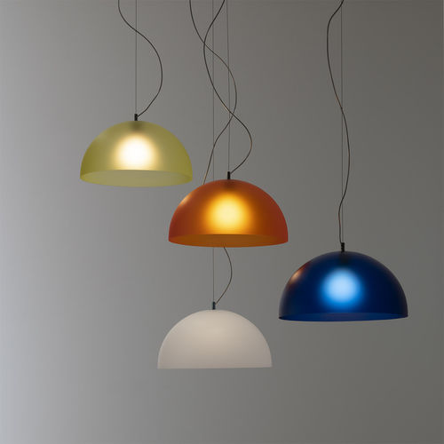 Lampada a sospensione - BUBBLES  - Martinelli Luce Spa - in metallo cromato / in metacrilato / contemporanea