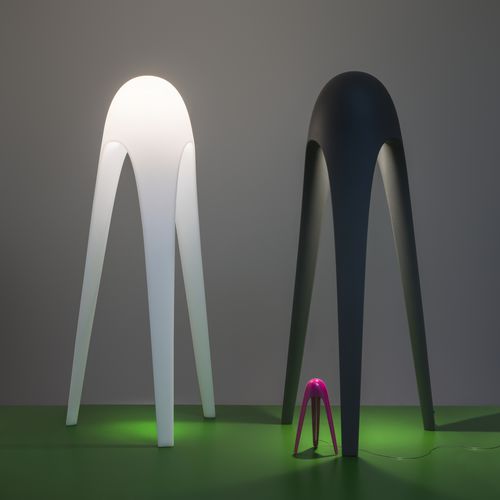 Lampada da terra - CYBORG - Martinelli Luce Spa - in polietilene rotostampato / contemporanea / con cavo