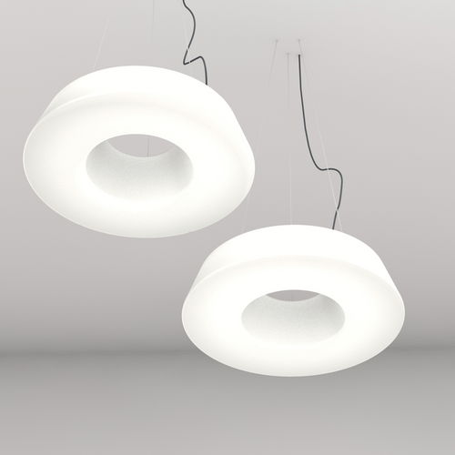 Lampada a sospensione - CIRCULAR POL  - Martinelli Luce Spa - in acciaio / in polietilene / design originale