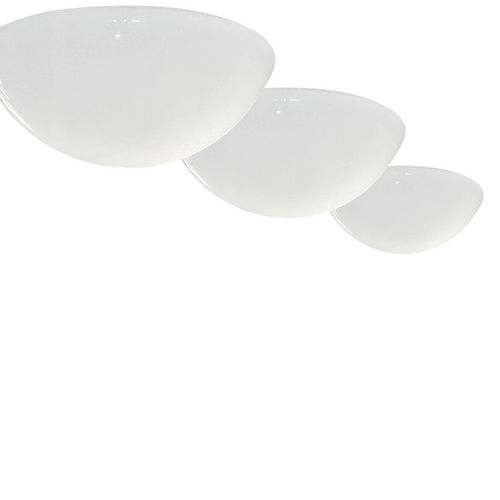 Plafoniera contemporanea - SEMISFERA  - Martinelli Luce Spa - rotonda / in alluminio / in metacrilato