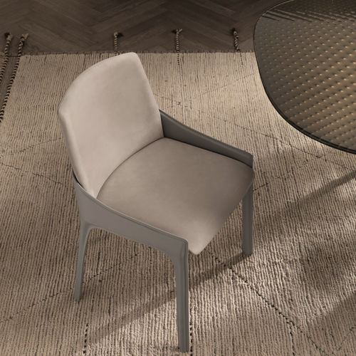Sedia contemporanea - PLIÉ - FIAM ITALIA - da interno / in pelle / imbottita