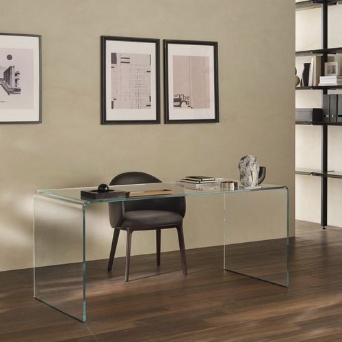 Scrivania contemporanea - RIALTO - FIAM ITALIA - in vetro / su misura / per lo smartworking