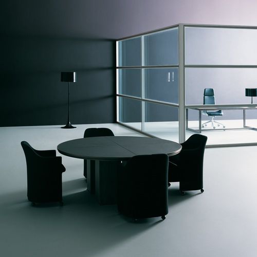 Tavolo da riunione contemporaneo - IANUS - TECNO - in legno / quadrato / rotondo